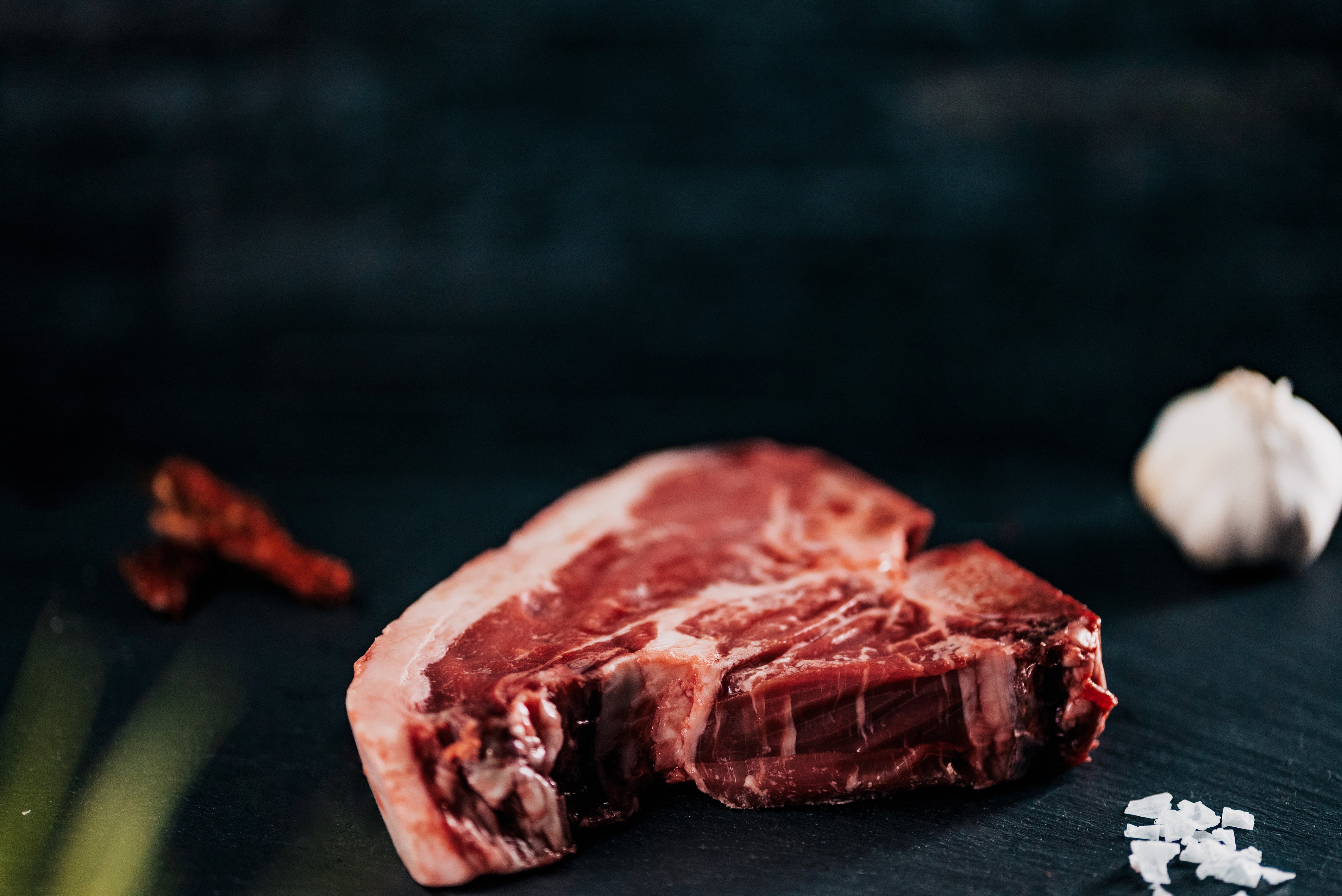 T-Bone Steak mit Knochen