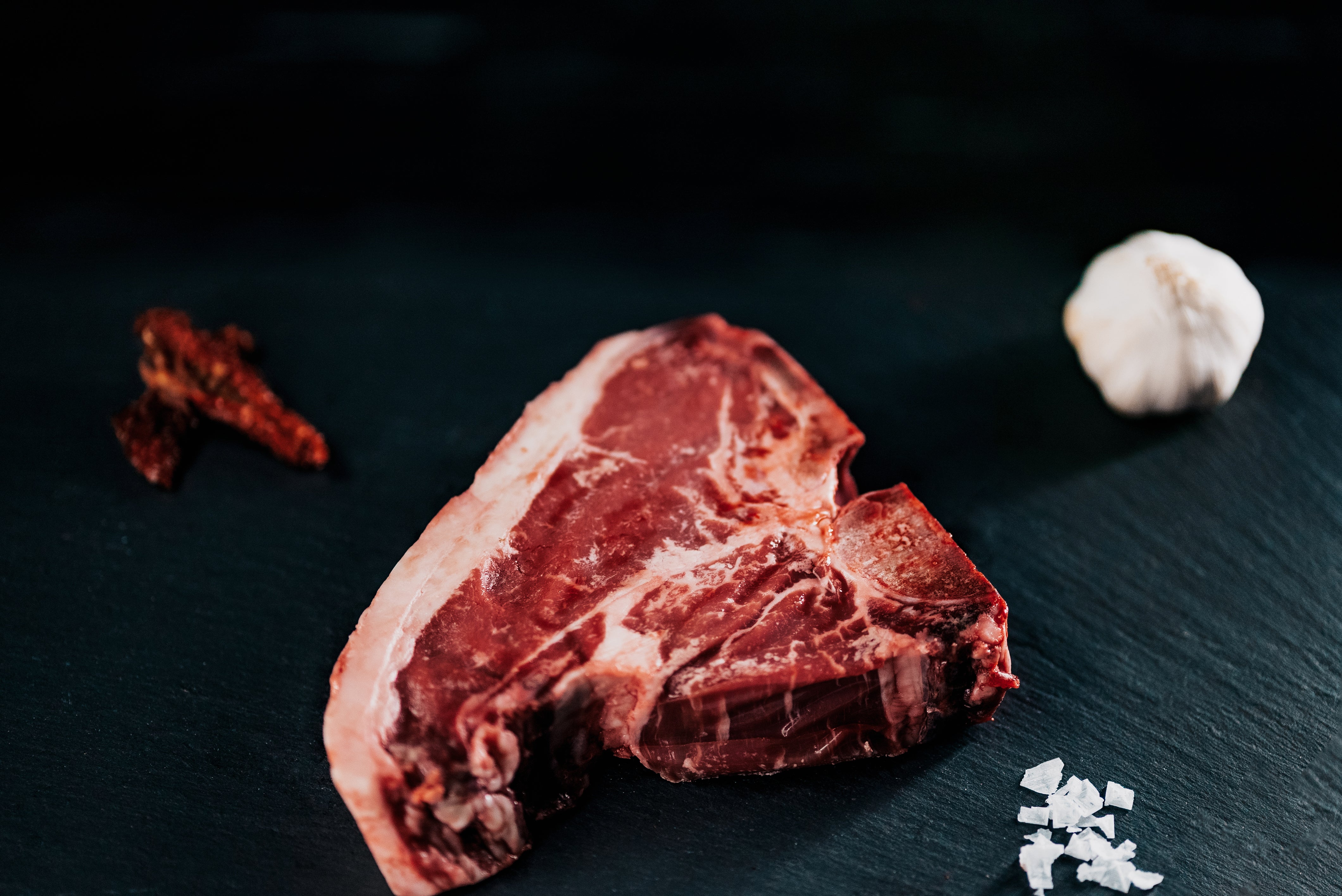 T-Bone Steak mit Knochen